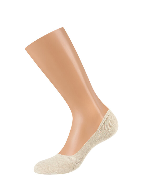 Omsa Подследники 499657 OMSA ACTIVE 171 (подследники меланж) Beige Melange (Бежевый)