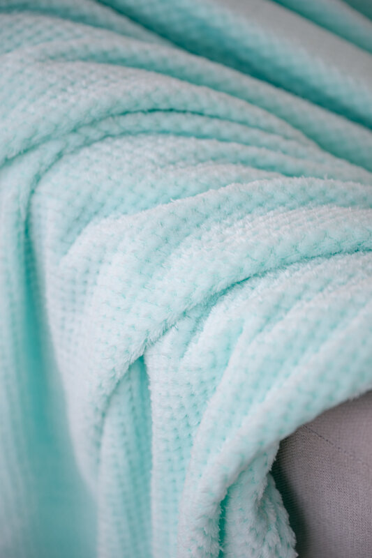 Натали Плед 500761 Плед покрывало однотонный Пиноли ментол