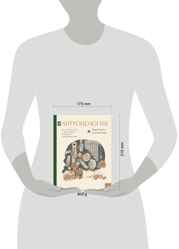 АСТ Лаура Паунтни, Томислав Марич "Антропология. Всё, что нужно знать о происхождении, становлении и развитии человека" 501595 978-5-17-152873-7 