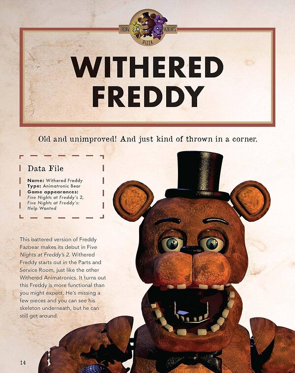 Эксмо "Five Nights at Freddy's: Official Character Encyclopedia Пять ночей у Фредди Официальная энциклопедия персонажей / Книги на английском языке" 504737 978-1-33-880473-7 