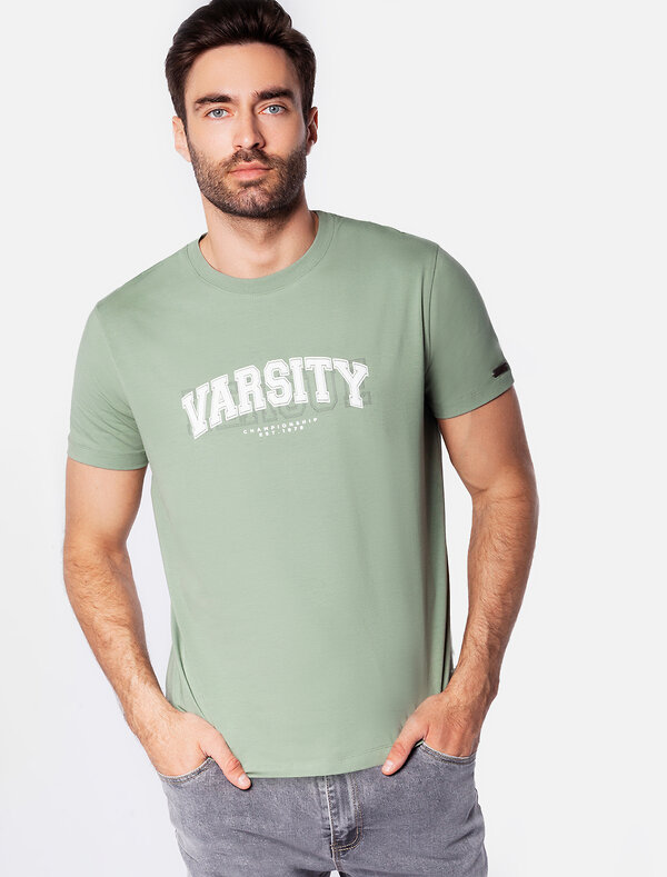 VILATTE Футболка 507338 U49.026 св.оливка_varsity