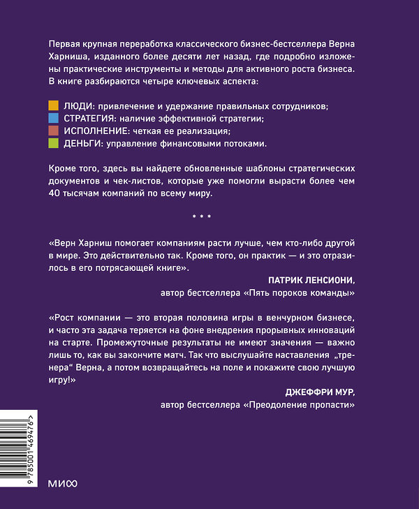Эксмо Верн Харниш "Развитие бизнеса. Инструменты прибыльного роста, 2-е изд." 512406 978-5-00146-947-6 