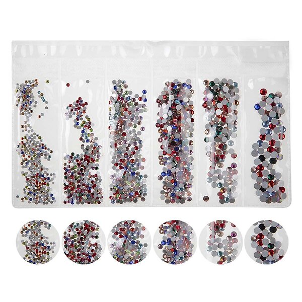 Nail Art Набор страз для ногтей, разноцветный 517891 15847 