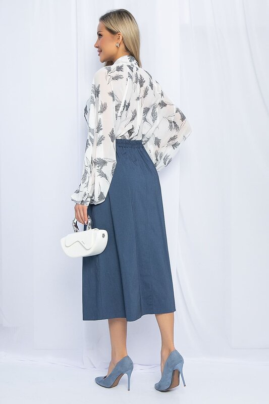 LT Collection Юбка 527598 Ю13112-16М джинсовый
