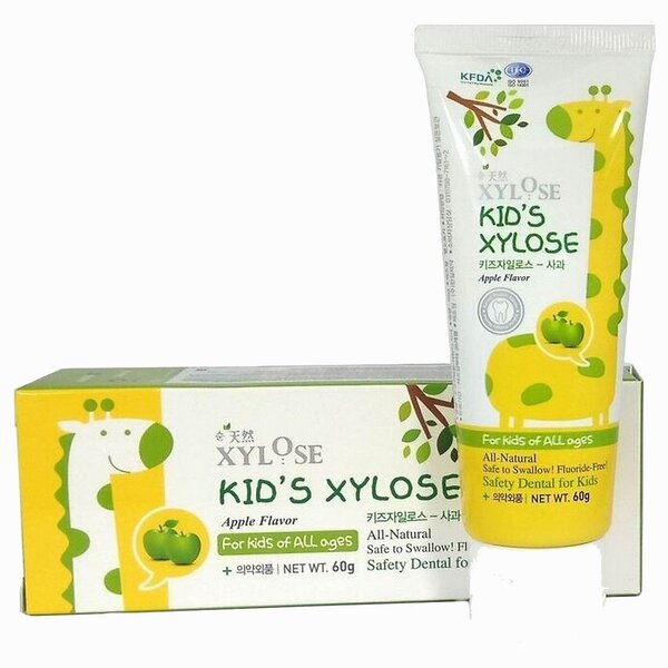 Hanil Зубная паста для детей со вкусом яблока / Xylose KID'S Apple, 60 мл 528380 16957 