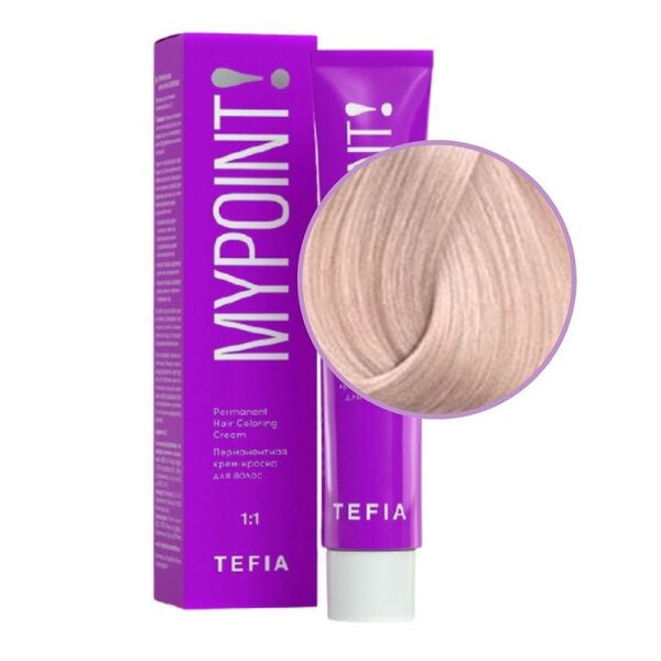 TEFIA Mypoint 9.6 Гель-краска для волос тон в тон / Очень светлый блондин махагоновый, безаммиачная, 60 мл 528983 20153 