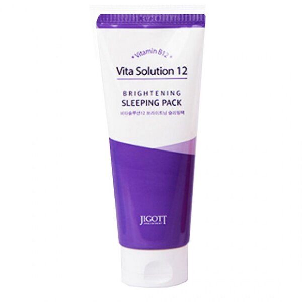 Jigott Осветляющая ночная маска для лица / Vita Solution 12 Brightening Sleeping Pack, 180 мл 529369 18392 