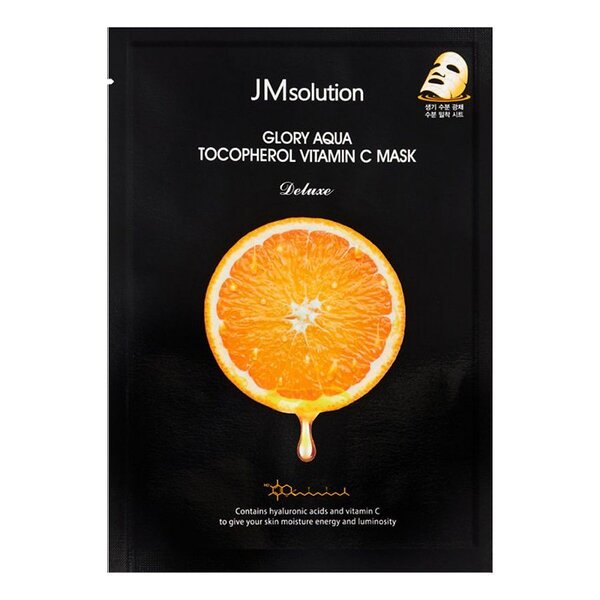 JMsolution Тканевая маска для выравнивания тона / Glory Aqua Tocopherol Vitamin C Mask, 30 мл 530547 19776 