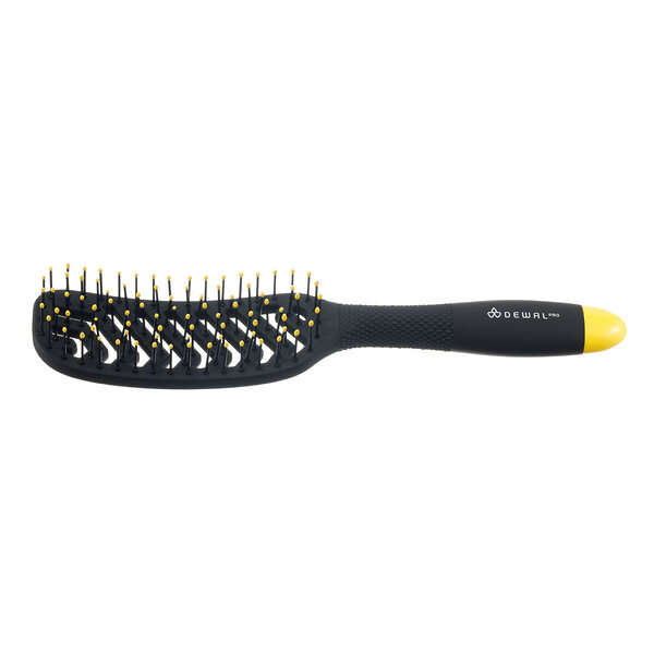 Dewal Щетка для укладки волос продувная узкая / Banana Black BNN83, черный 532072 9789 