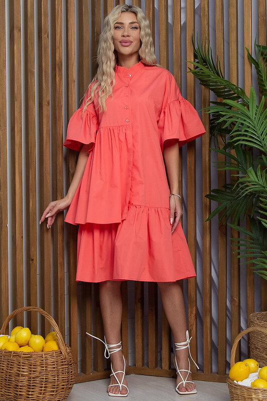LT Collection Платье 532680 П13343-36М коралловый