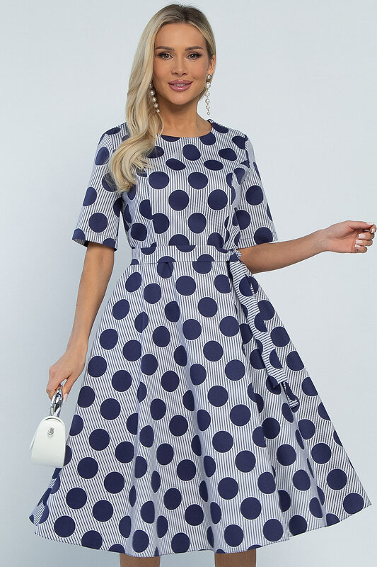 LT Collection Платье 532690 П13418-16М голубой