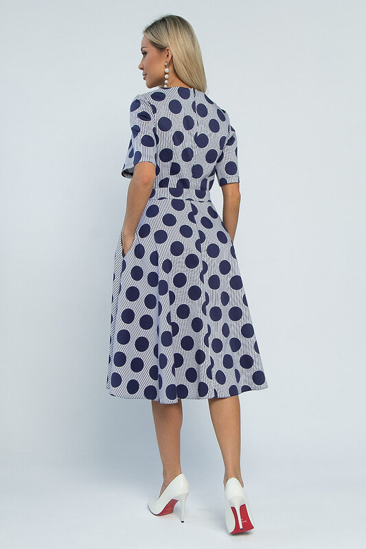 LT Collection Платье 532690 П13418-16М голубой