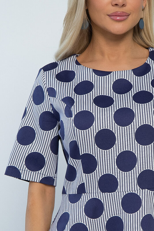 LT Collection Платье 532690 П13418-16М голубой