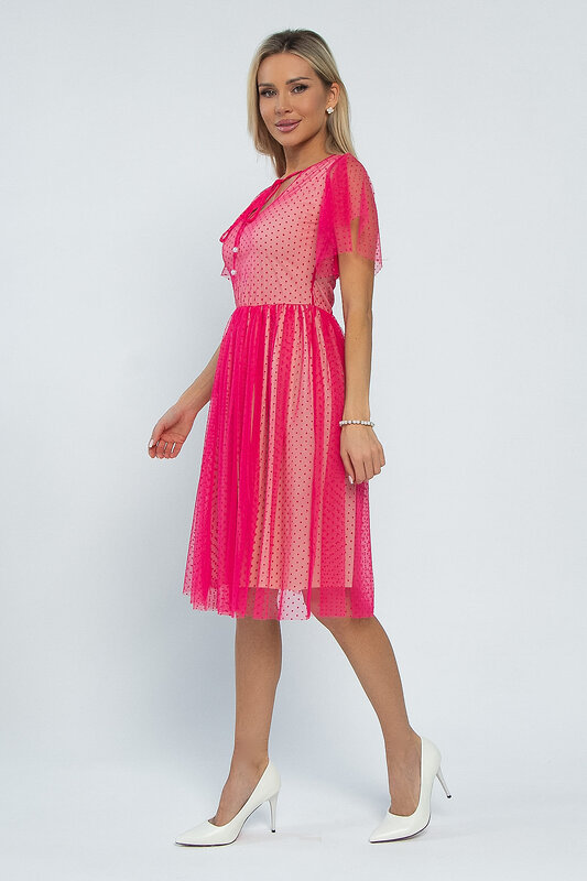 LT Collection Платье 532693 П13339-39М фуксия