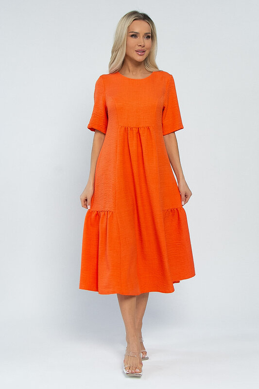 LT Collection Платье 532729 П13490-18М оранжевый