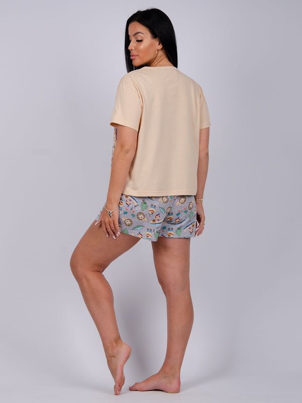 Malina Пижама 535957 29926 бежевый