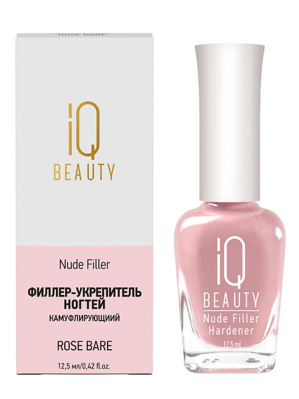 IQ Beauty Филлер-укрепитель с камуфлирующим эффектом / Nude Filler 02 Rose Bare, глянцевый финиш, 12,5 мл 536059 27858 