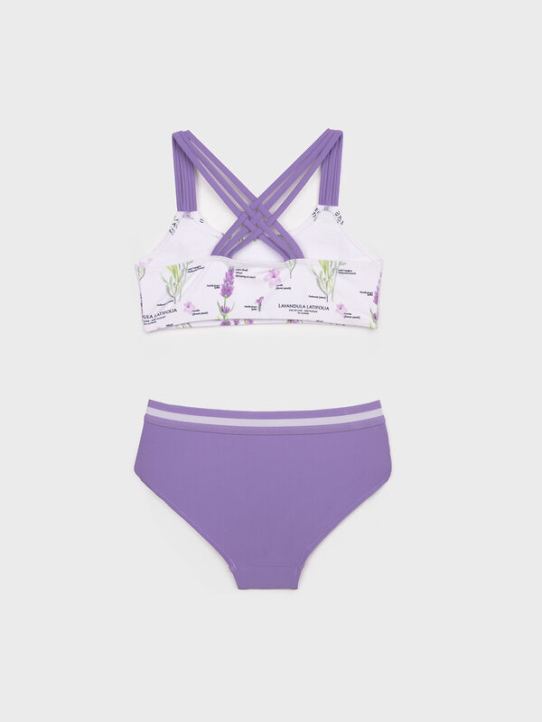 PLAYTODAY Купальный костюм 536539 12521098 белый,сиреневый