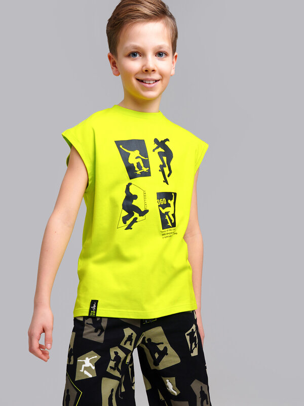 PLAYTODAY Фуфайка 536726 12511402 светло-зеленый,черный