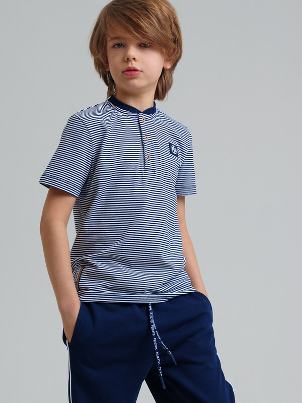 PLAYTODAY Джемпер 536733 12511318 тёмно-синий,белый