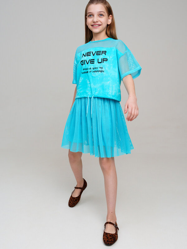 PLAYTODAY Юбка-шорты 536795 12521375 голубой