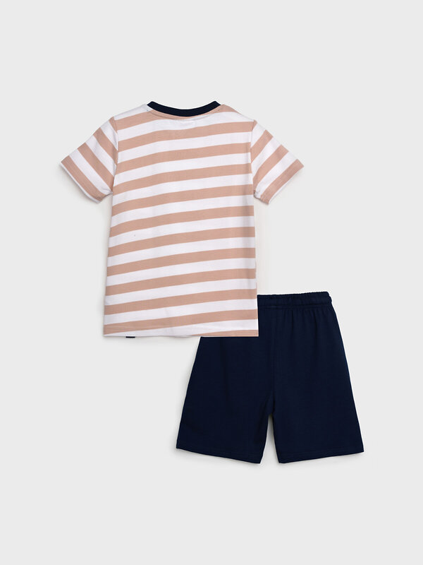 PLAYTODAY Комплект 536837 12512384 тёмно-синий,бежевый,белый