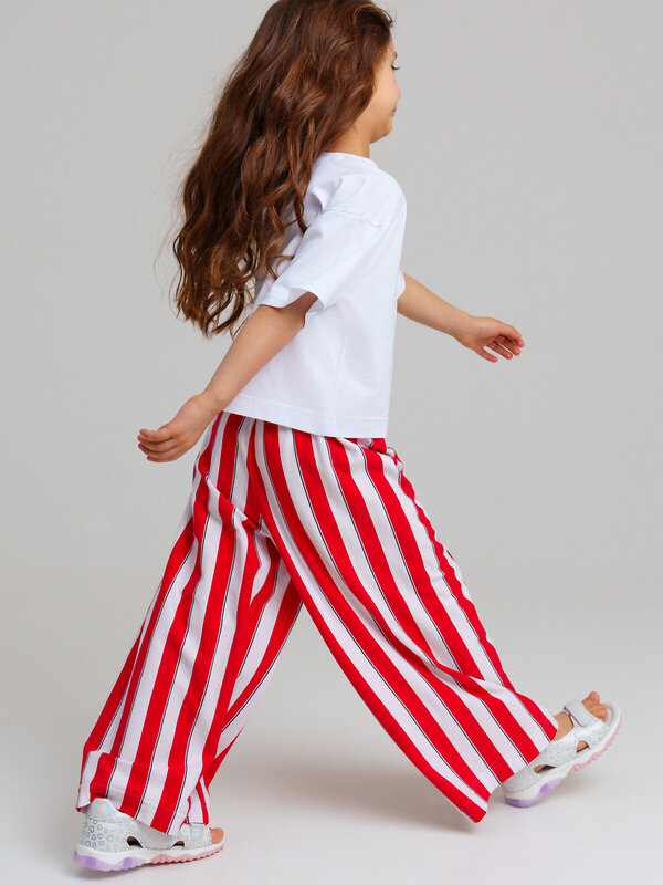 PLAYTODAY Брюки 536854 12522169 белый,красный