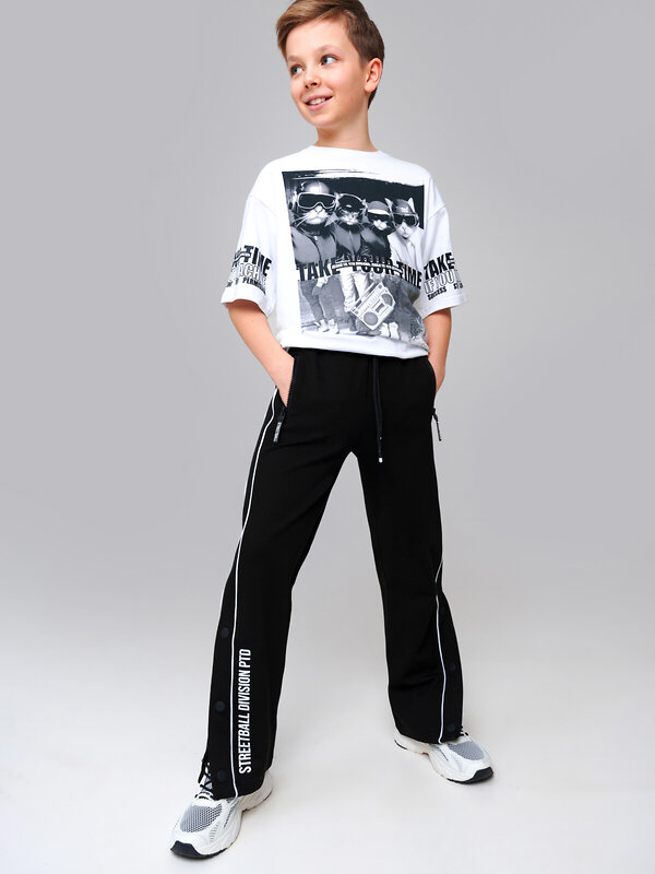 PLAYTODAY Брюки 537261 12511023 черный,белый