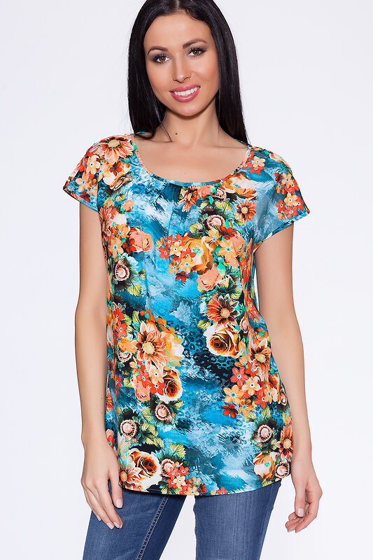 BRAVISSIMO Туника 6476 151419 Бирюзовый