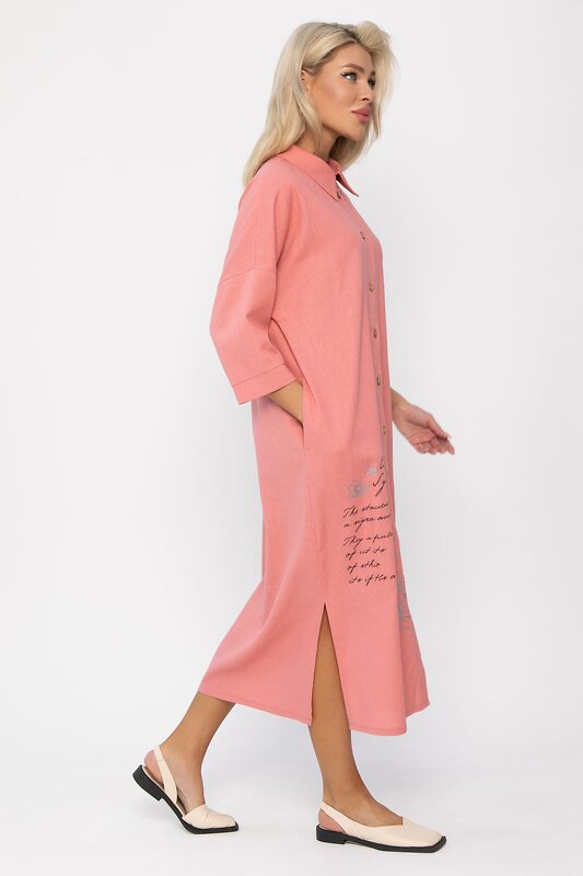 LT Collection Платье 539462 П13701-7М коралловый