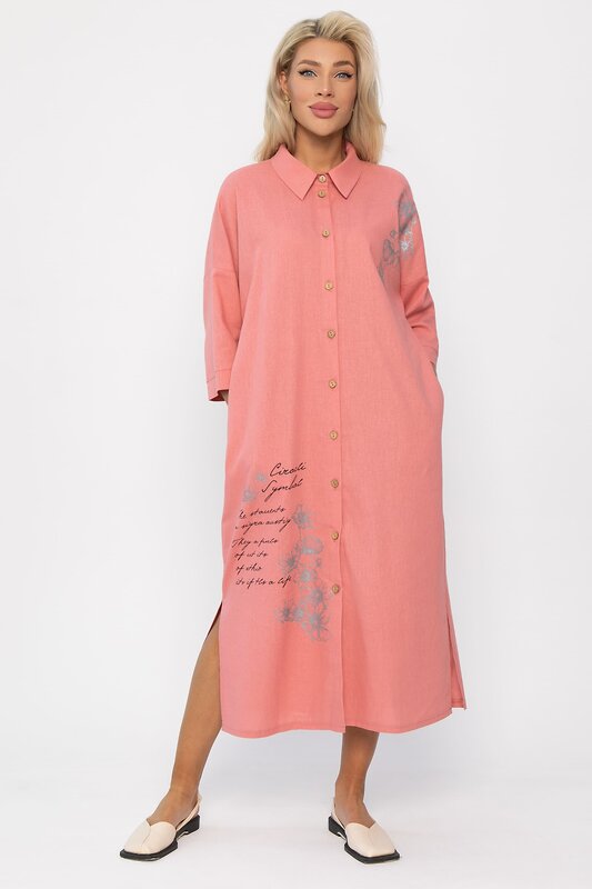LT Collection Платье 539462 П13701-7М коралловый
