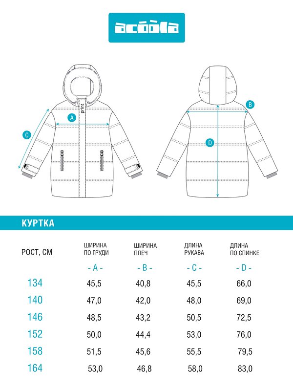 Acoola Куртка 540365 20210130262 серый