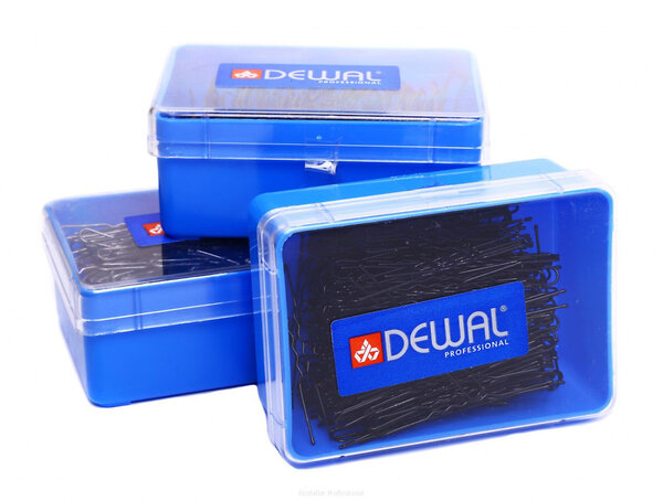 Dewal Шпильки для волос волна SLT60V-1/200, 60 мм, черный, 200 г 541741 2065 