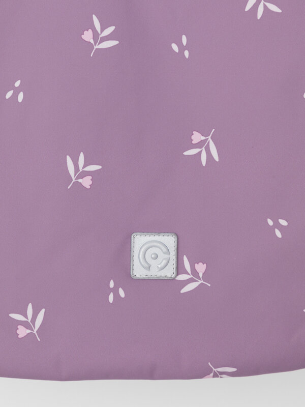 CROCKID Куртка 542260 ВК 38119/н/2 ГР насыщенный виноград, мини цветы