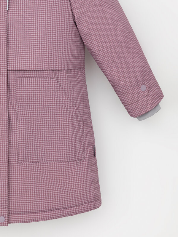 CROCKID Куртка 542261 ВК 38124/н/1 ГР розовый рассвет, маленькая гусиная лапка