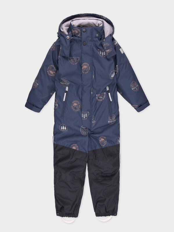 CROCKID Комбинезон 542266 ВК 60127/н/6 УЗГ глубокий синий, горы и путешествия