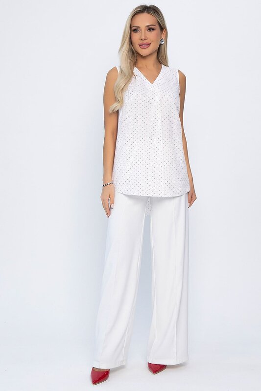 LT Collection Блуза 544773 Б13779-16М белый