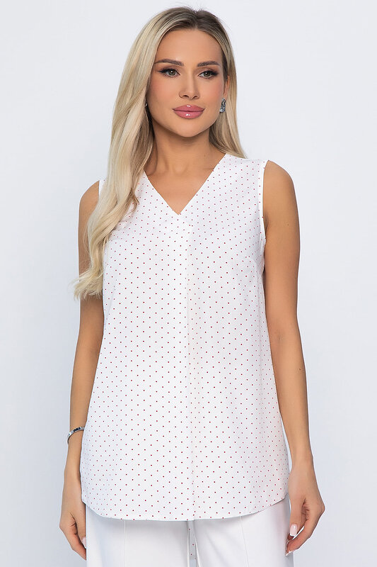 LT Collection Блуза 544773 Б13779-16М белый