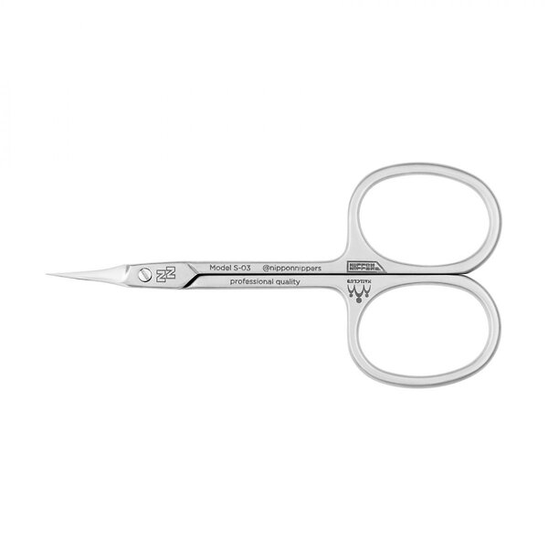Nippon Nippers Ножницы маникюрные для кутикулы / S-03, 90 мм 545554 9423 