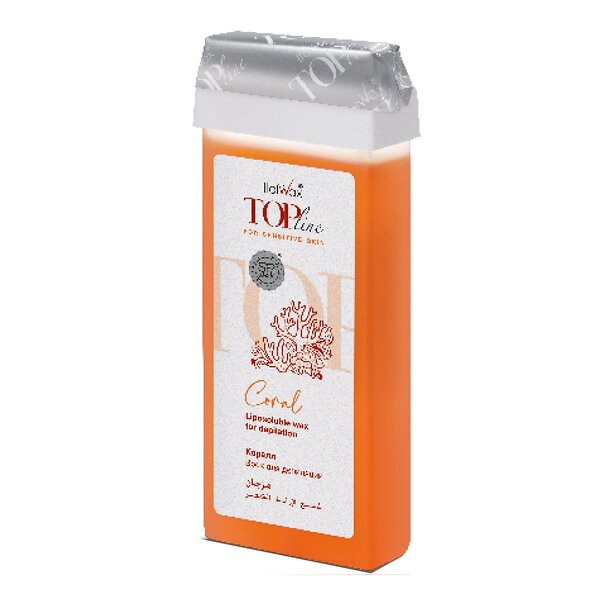 ItalWax Гибридный тёплый воск для депиляции в картридже / Top Line, Коралл, 100 мл 545568 577 