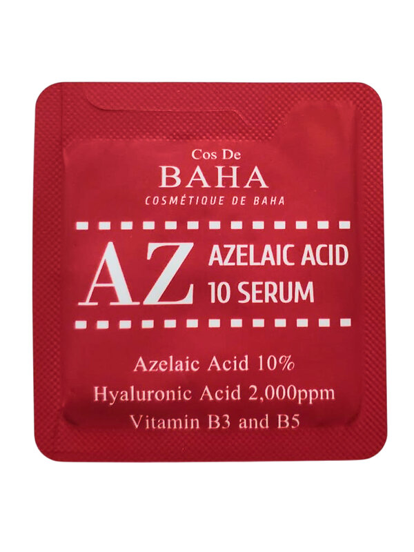 Cos De BAHA Противовоспалительная сыворотка для лица с азелаиновой кислотой / Azelaic Acid 10 Serum Sample (AZ), 1.5 мл 545716 27895 