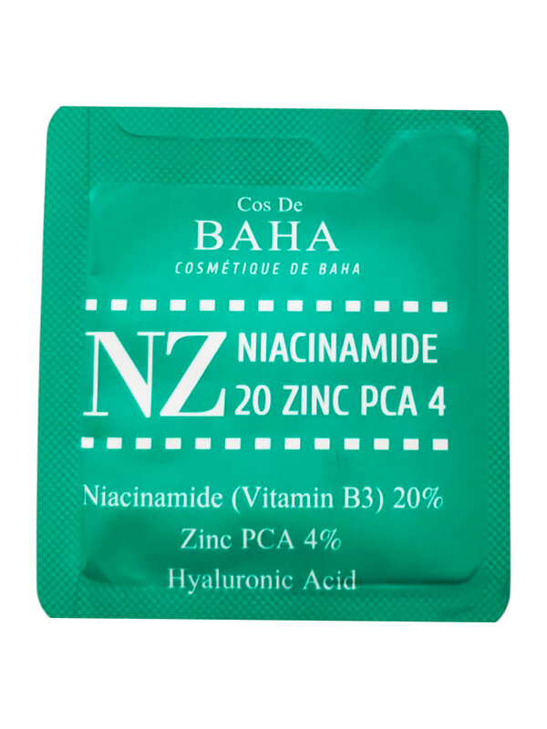 Cos De BAHA Укрепляющая сыворотка для сужения пор с ниацинамидом и цинком / Niacinamide 20 Zinc PCA 4 Serum Sample (NZ), 1,5 мл 545719 27897 