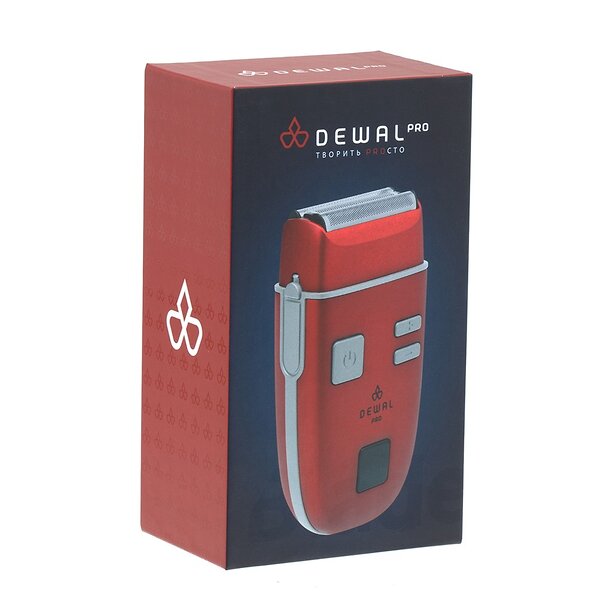 Dewal Шейвер для проработки контуров и бороды / Blade Red 03-417, красный 546054 22821 