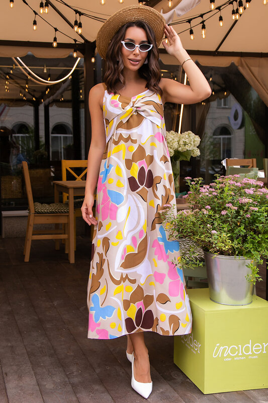 LT Collection Сарафан 547860 П14041-35М мультиколор