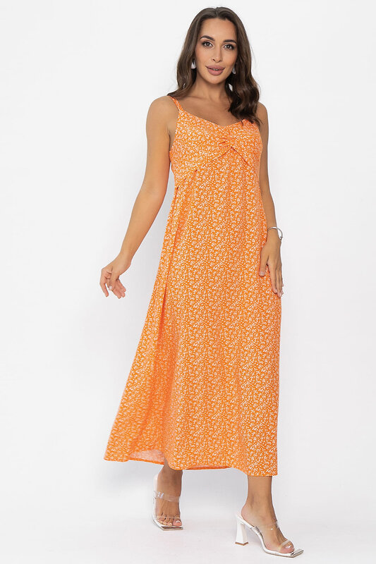 LT Collection Сарафан 547861 П14043-35М оранжевый