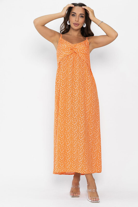 LT Collection Сарафан 547861 П14043-35М оранжевый