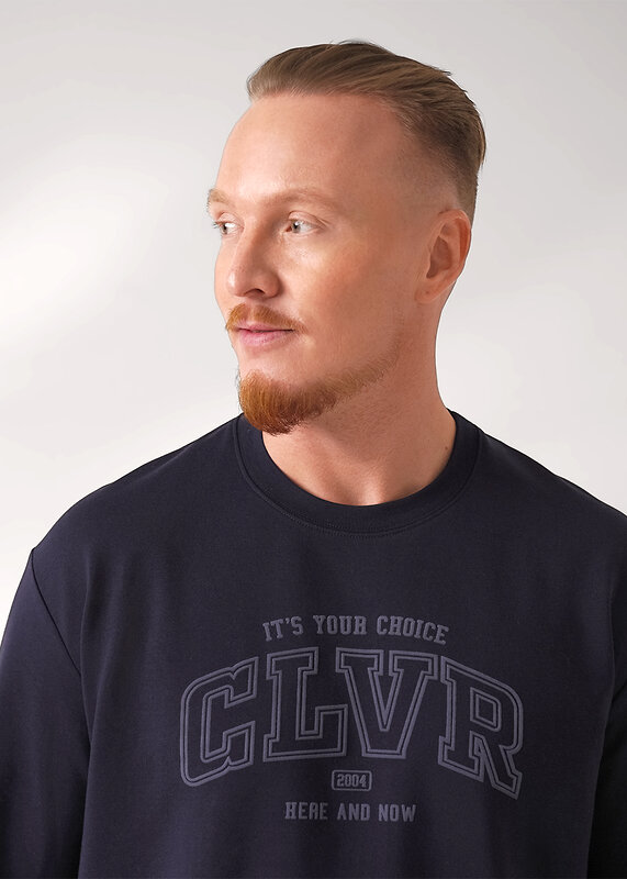 CLEVER Джемпер 548309 452587/02у_п т.синий