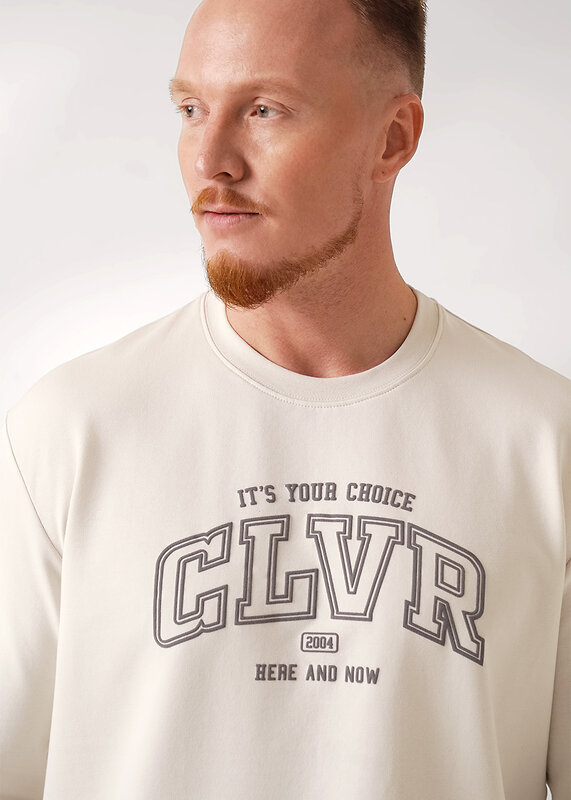 CLEVER Джемпер 548310 452587/02у_п молочный