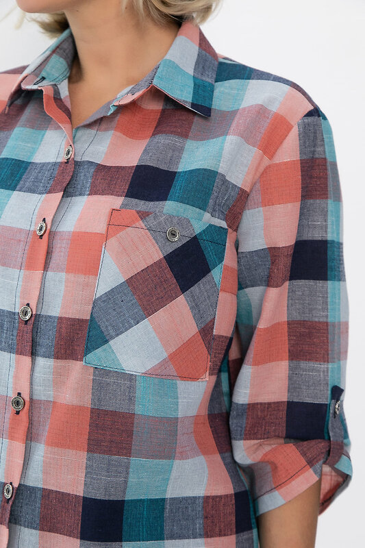 LT Collection Рубашка 548374 Б14038-18М мультиколор