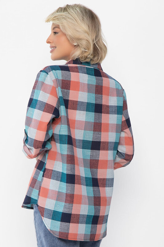 LT Collection Рубашка 548374 Б14038-18М мультиколор